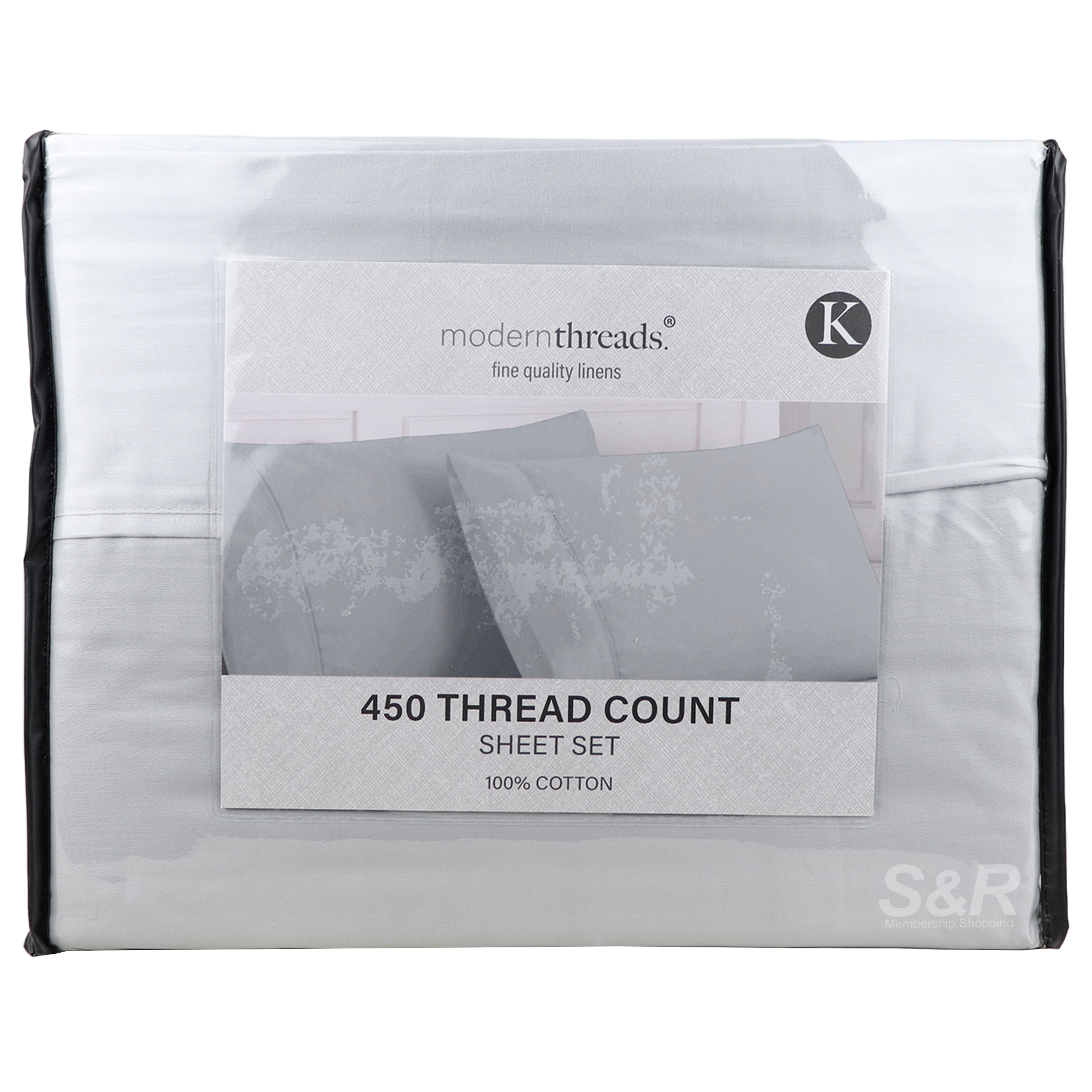 Modern Threads 450 Thread Count Grey King Sheet Set Modern Threads 450 Thread Count Grey King Sheet Set